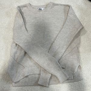 Beige Hollister Sweater.